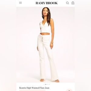NWT RAMY BROOK Beatrix jeans .Highwaisted. Size 30.